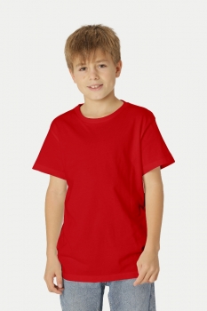 Kinder T-Shirt Fairtrade Bio Baumwolle - Neutral - Rot